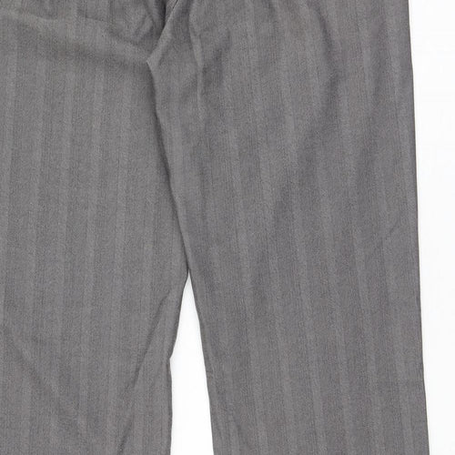 New Look Womens Brown  Polyester Trousers  Size 12 L28 in Regular