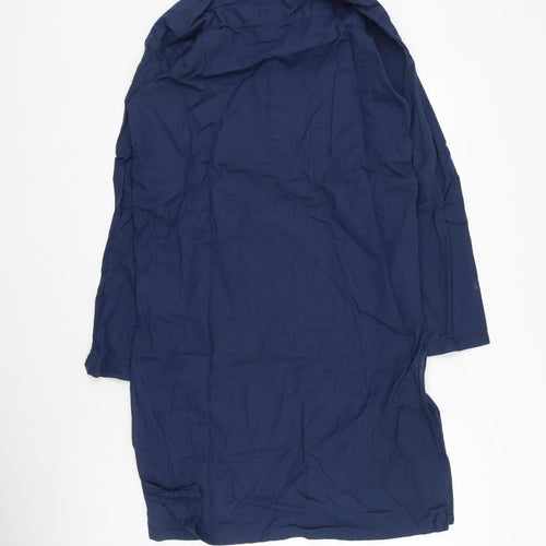 SHAHNAMEH Mens Blue  Cotton  Button-Up Size XS Collared