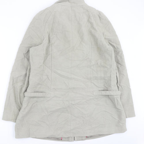 NEXT Womens Beige   Trench Coat Coatigan Size 18