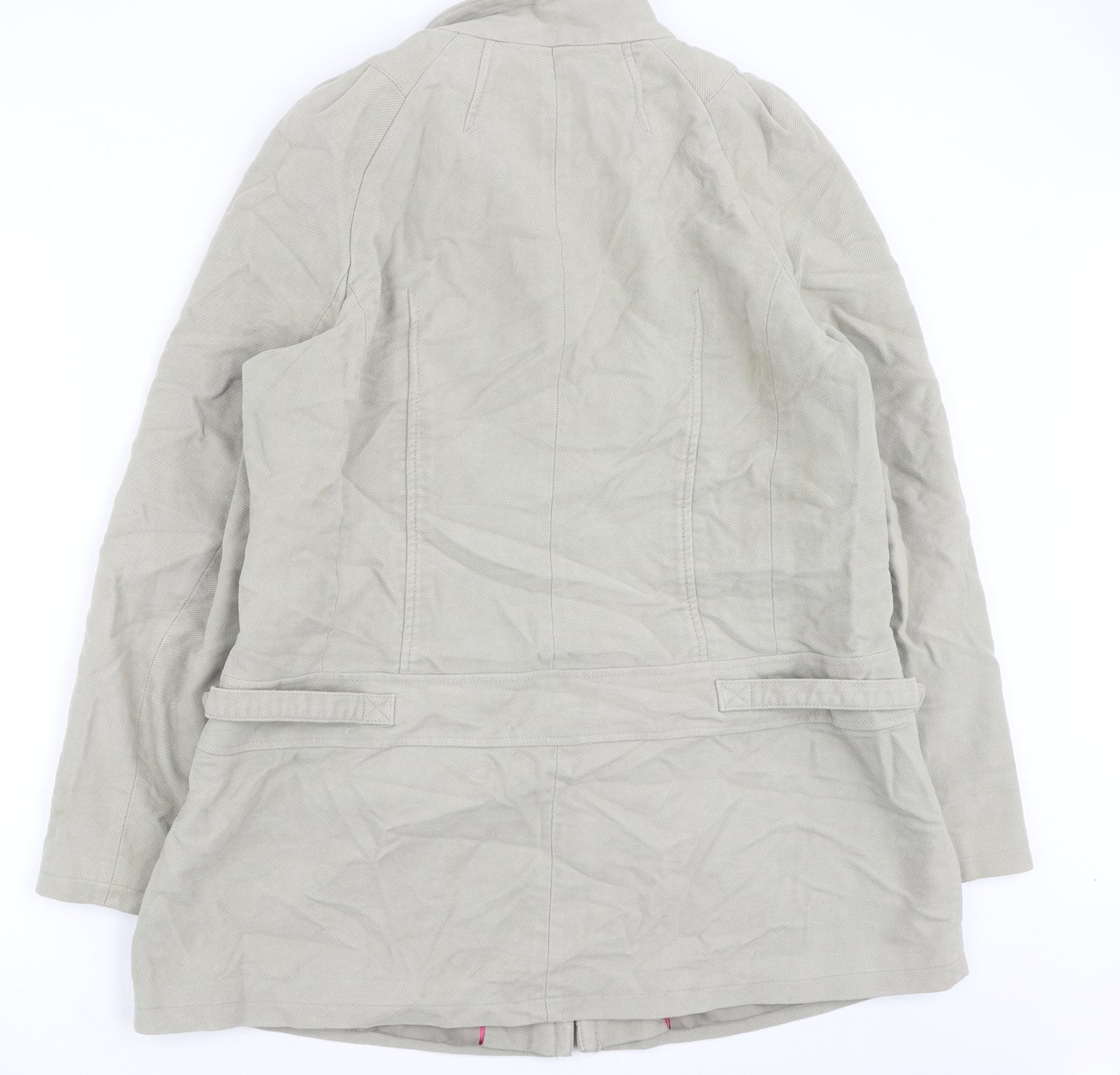 NEXT Womens Beige   Trench Coat Coatigan Size 18