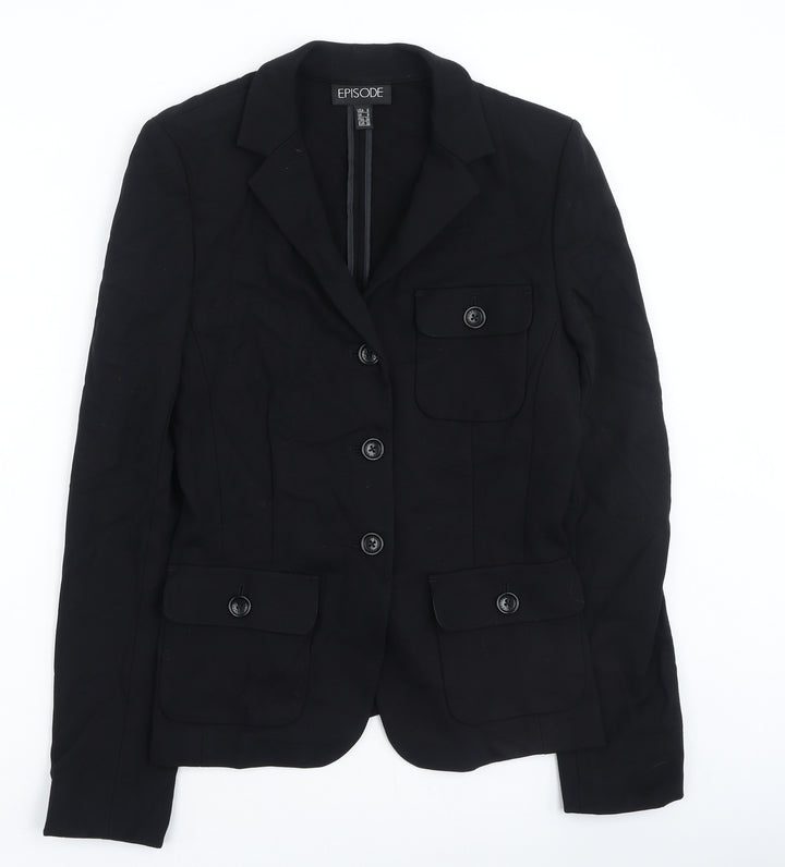 Episode Womens Black   Jacket  Size 8