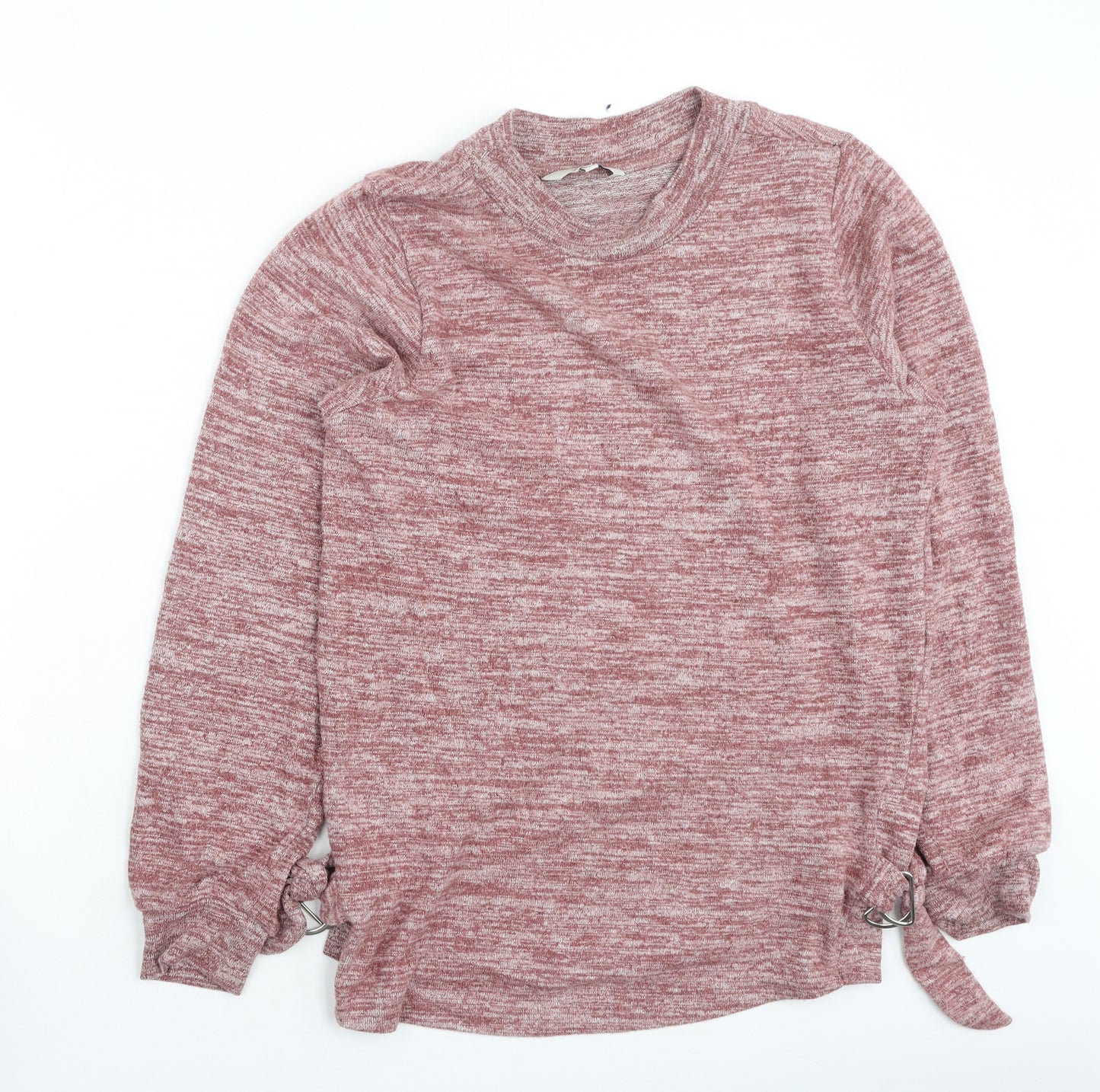 NEXT Womens Red Round Neck  Viscose Pullover Jumper Size 8