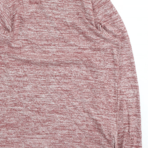 NEXT Womens Red Round Neck  Viscose Pullover Jumper Size 8