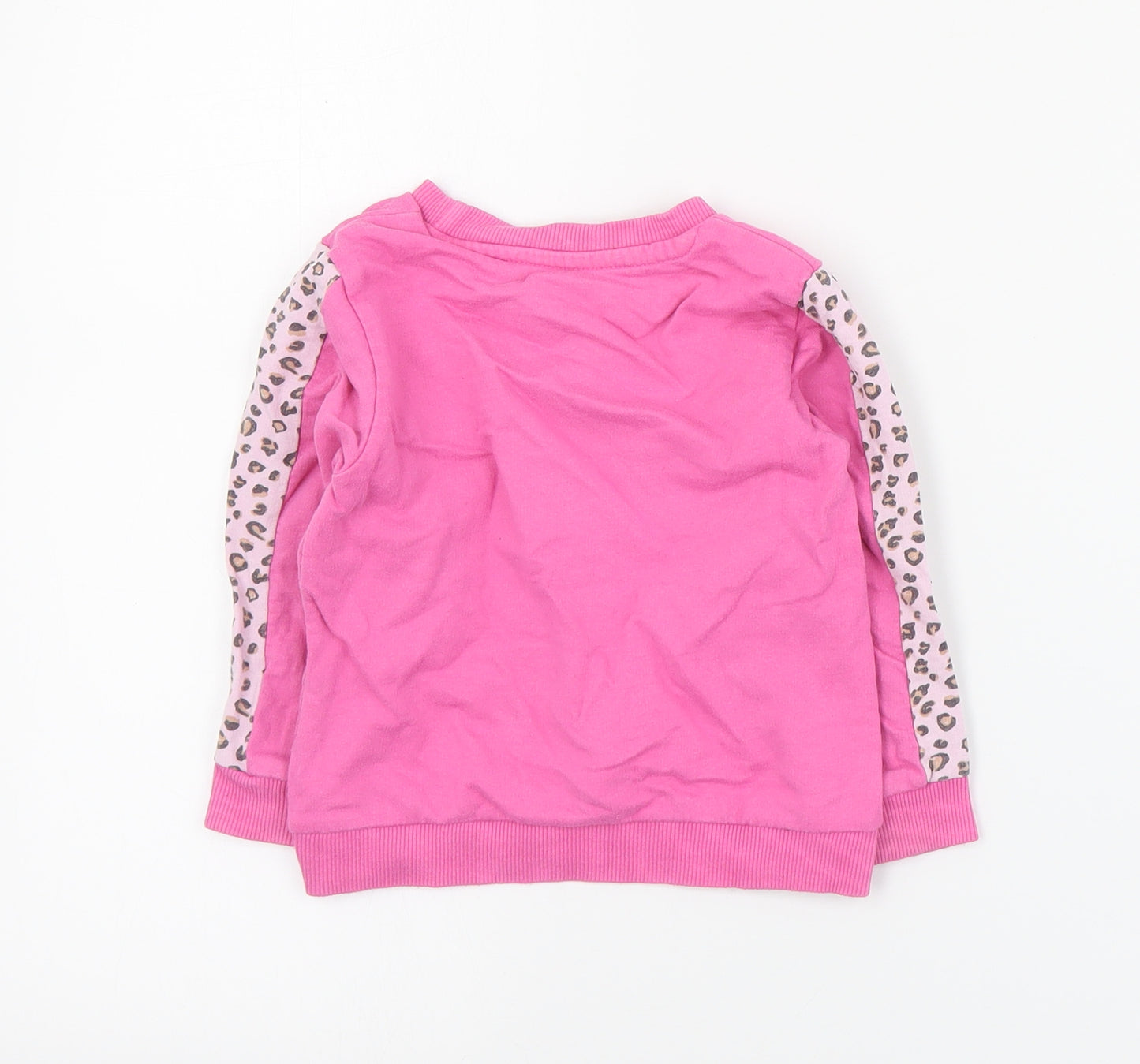 Studio Baby Pink  Cotton Pullover Jumper Size 12-18 Months  Pullover - Slogan