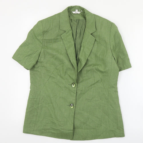Klass  Womens Green   Jacket  Size 12  Button