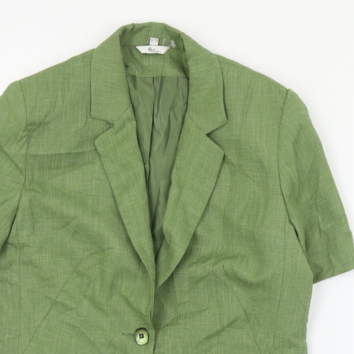 Klass  Womens Green   Jacket  Size 12  Button