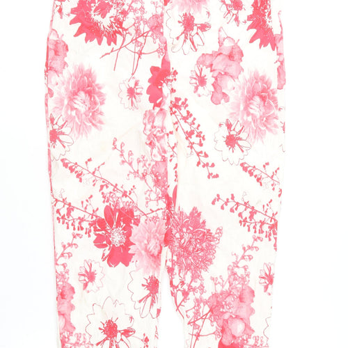 Gerard Womens Multicoloured Floral Viscose Trousers  Size 14 L21 in Regular
