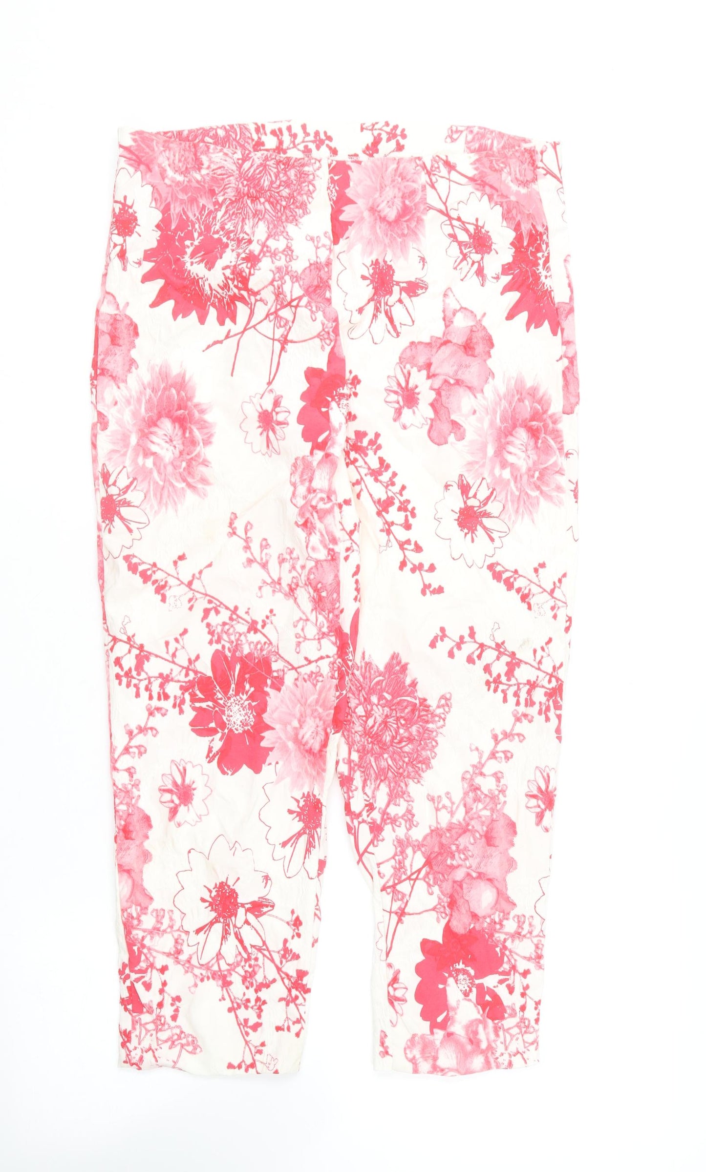 Gerard Womens Multicoloured Floral Viscose Trousers  Size 14 L21 in Regular