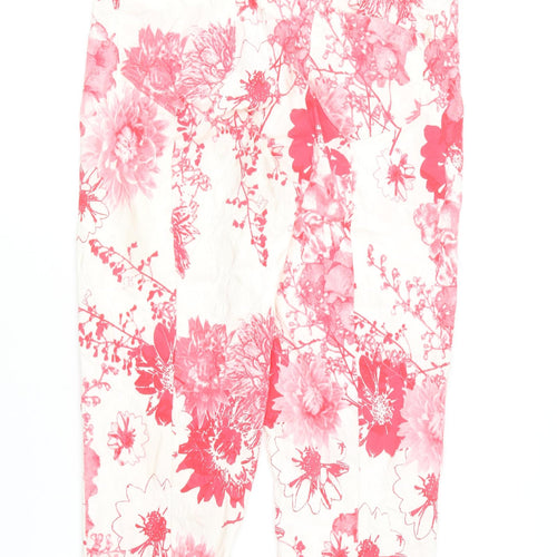Gerard Womens Multicoloured Floral Viscose Trousers  Size 14 L21 in Regular
