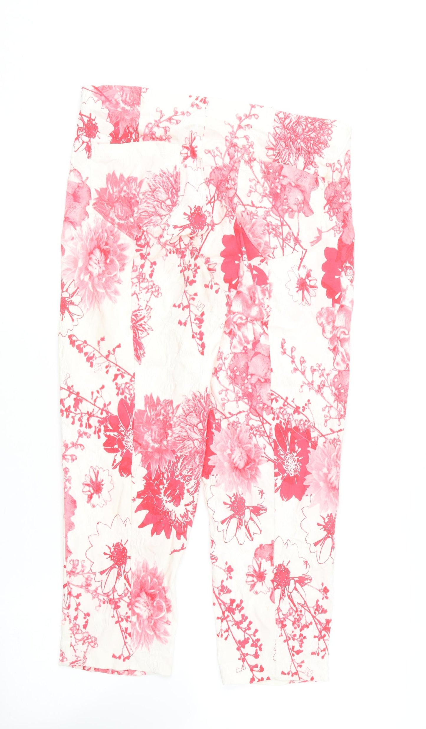 Gerard Womens Multicoloured Floral Viscose Trousers  Size 14 L21 in Regular