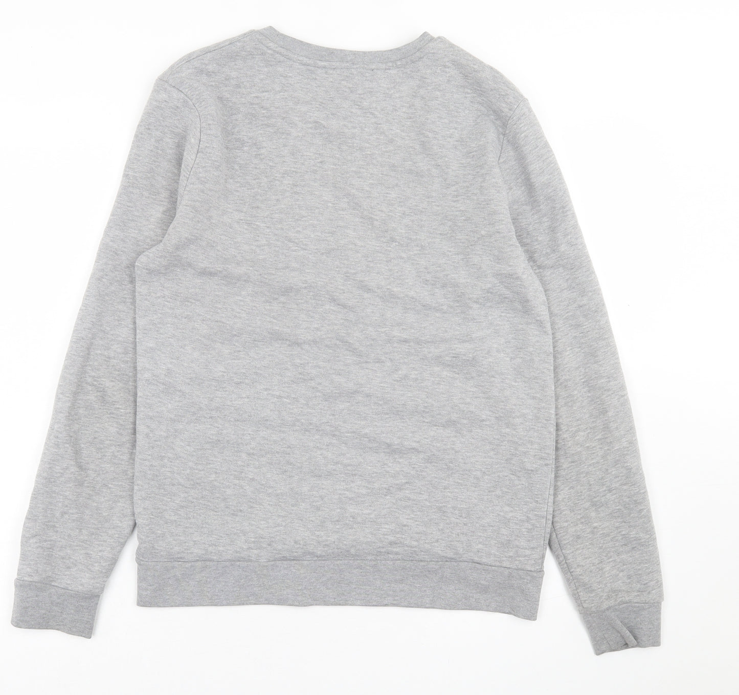 River Island Mens Grey  Cotton Pullover Sweatshirt Size S