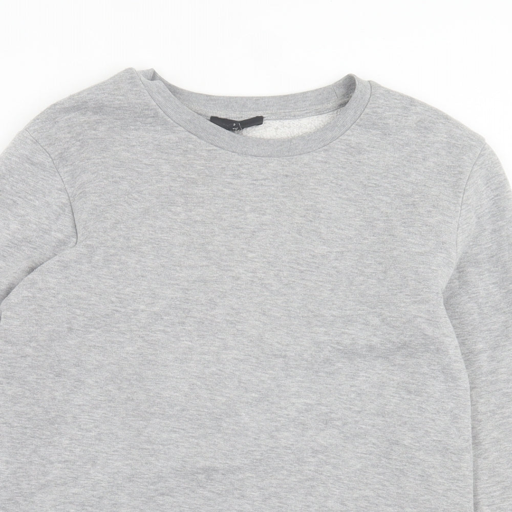 River Island Mens Grey  Cotton Pullover Sweatshirt Size S