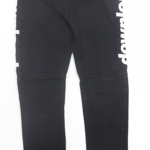 athletic dept Boys Black  Cotton Jogger Trousers Size 9 Months  Regular Tie
