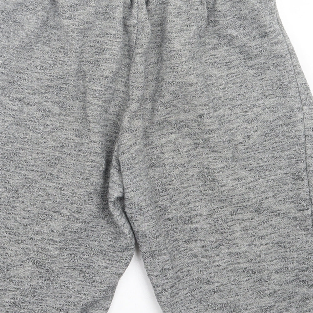 Primark Boys Grey  Cotton Sweat Shorts Size 13-14 Years  Regular Tie