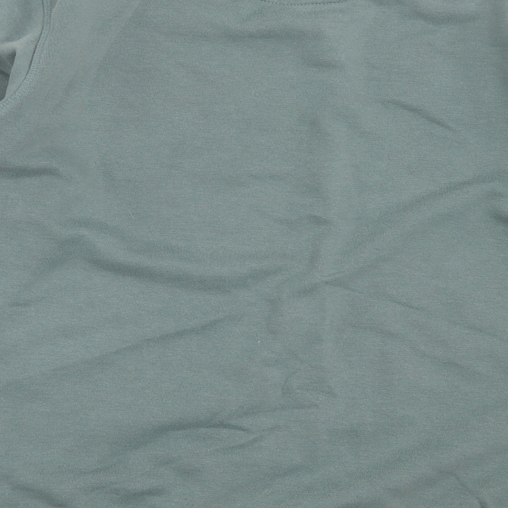 James Pringle Mens Green  Cotton Pullover Sweatshirt Size M
