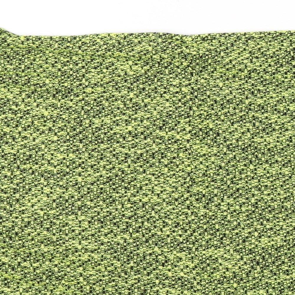 River Island Womens Green  Viscose Jersey T-Shirt Size 10 Round Neck