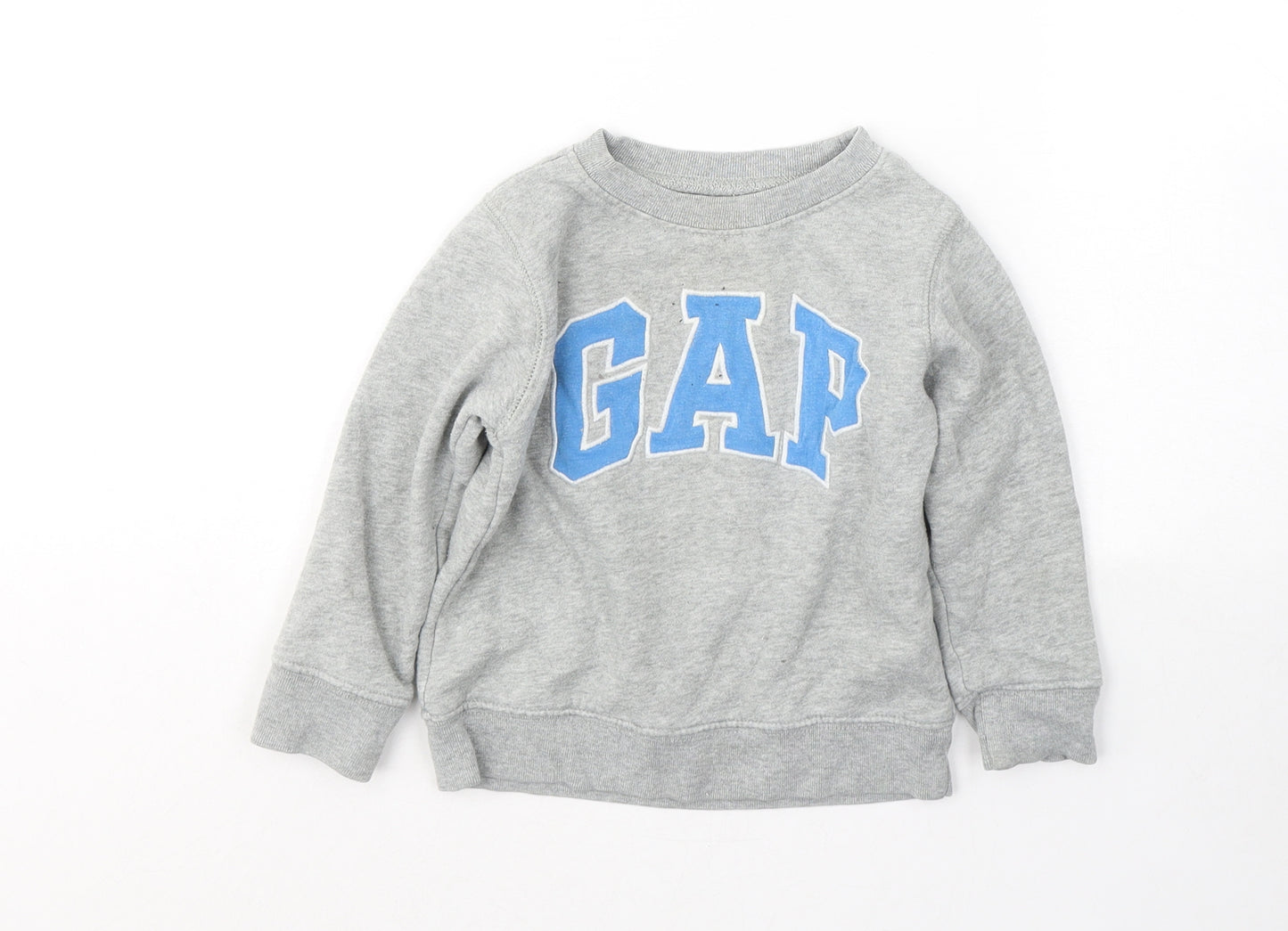 Gap Boys Grey  Cotton Pullover Sweatshirt Size 2 Years  Pullover