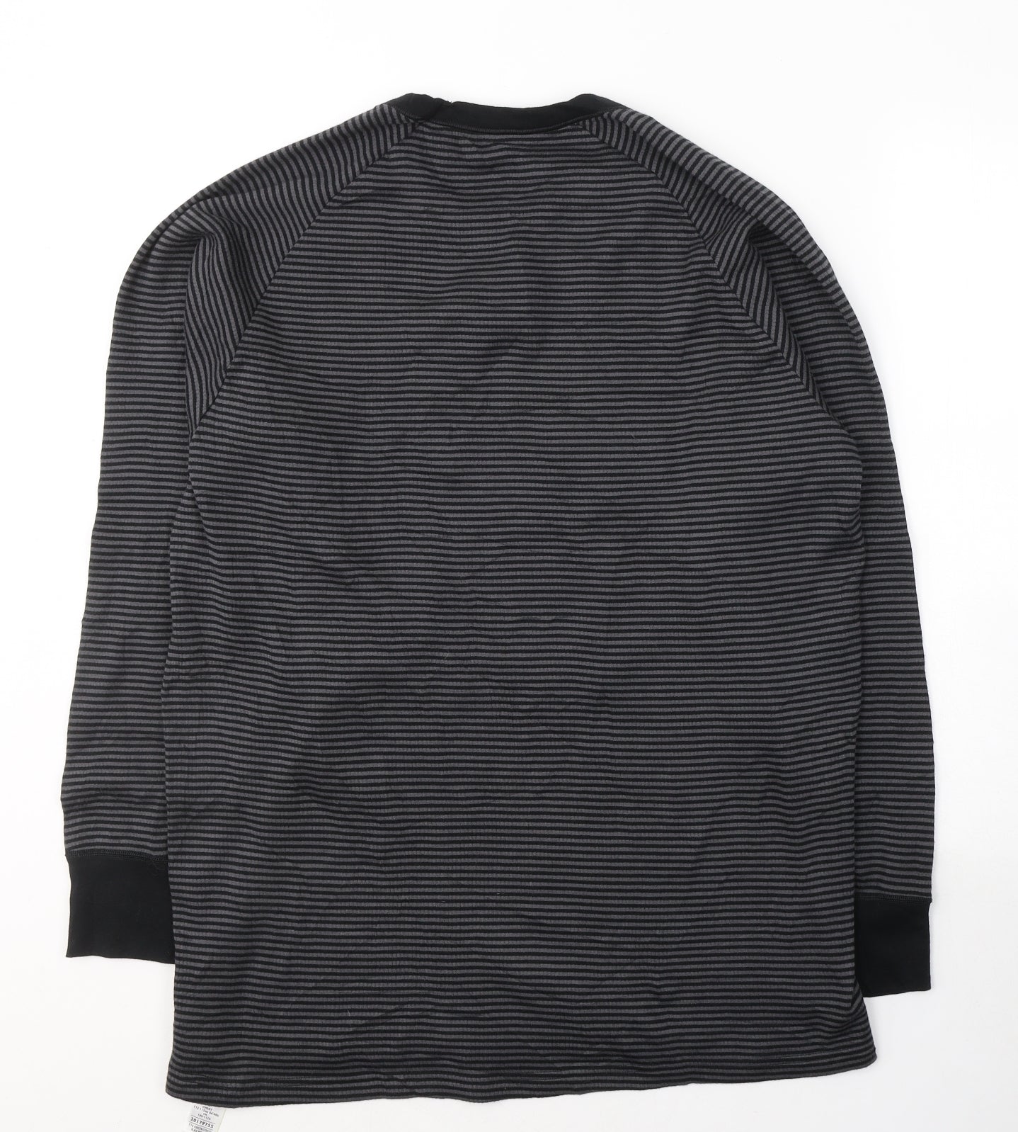 Marks and Spencer Mens Grey Round Neck  Cotton Pullover Jumper Size XL