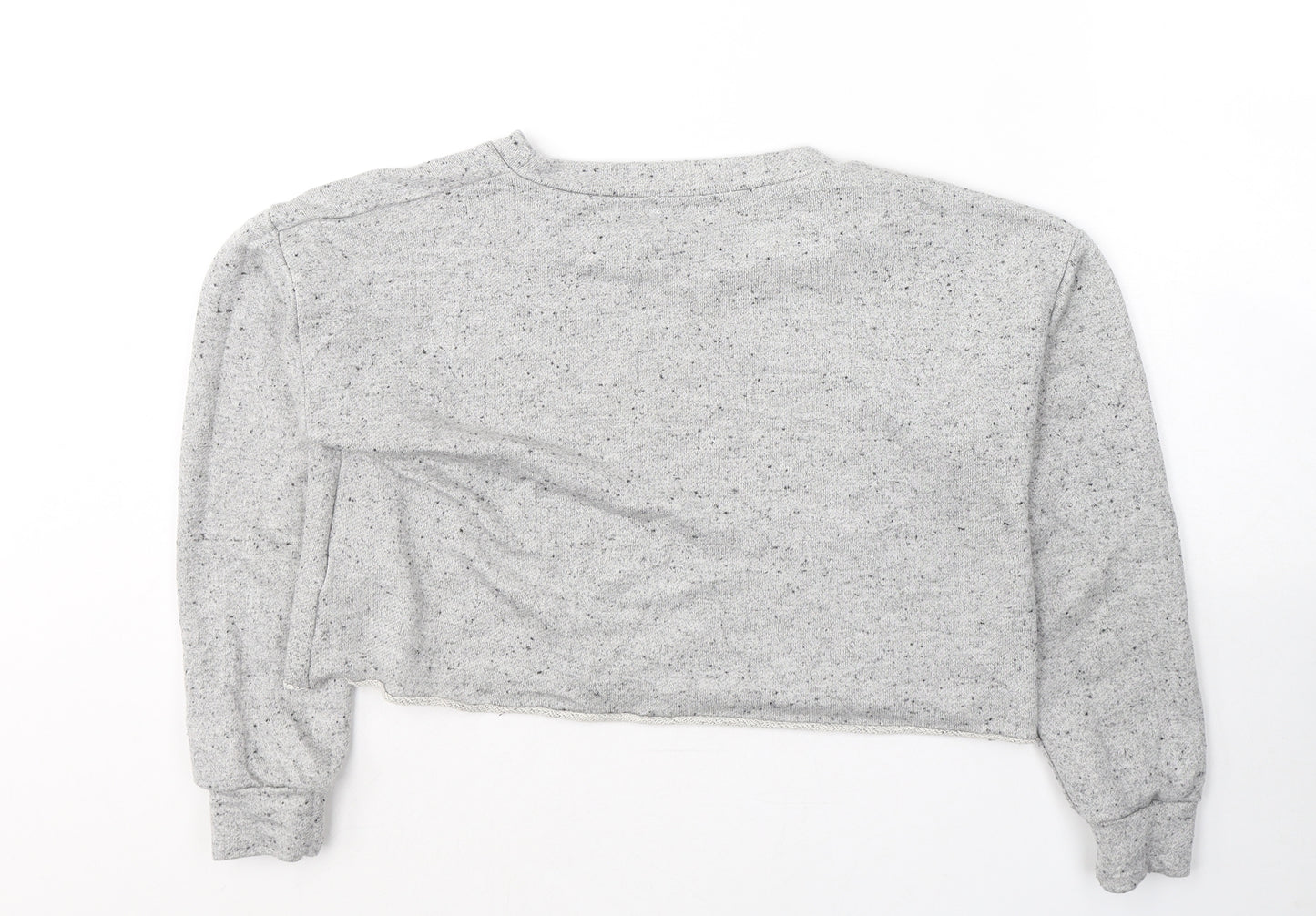 Stitch & Pieces Womens Grey  Polyacrylate Fibre Pullover Sweatshirt Size S  Pullover