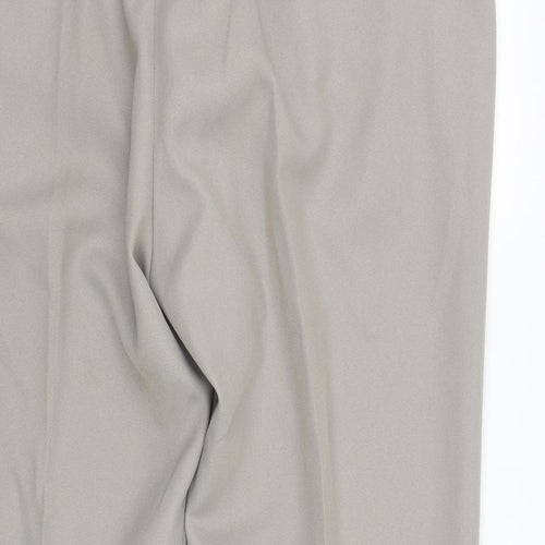 Premier Man Mens Beige  Polyester Trousers  Size 44 in L30 in Regular Zip