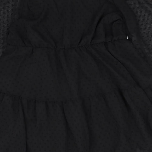 SheIn Womens Black  Polyester Fit & Flare  Size XL  V-Neck