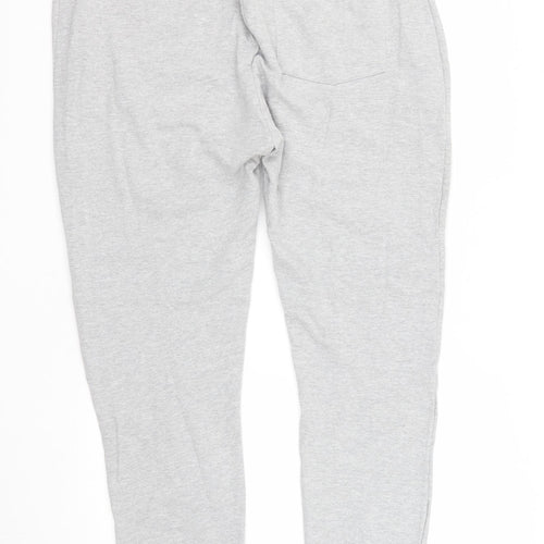 Pep&Co Mens Grey  Cotton Jogger Trousers Size XL L30 in Regular Drawstring