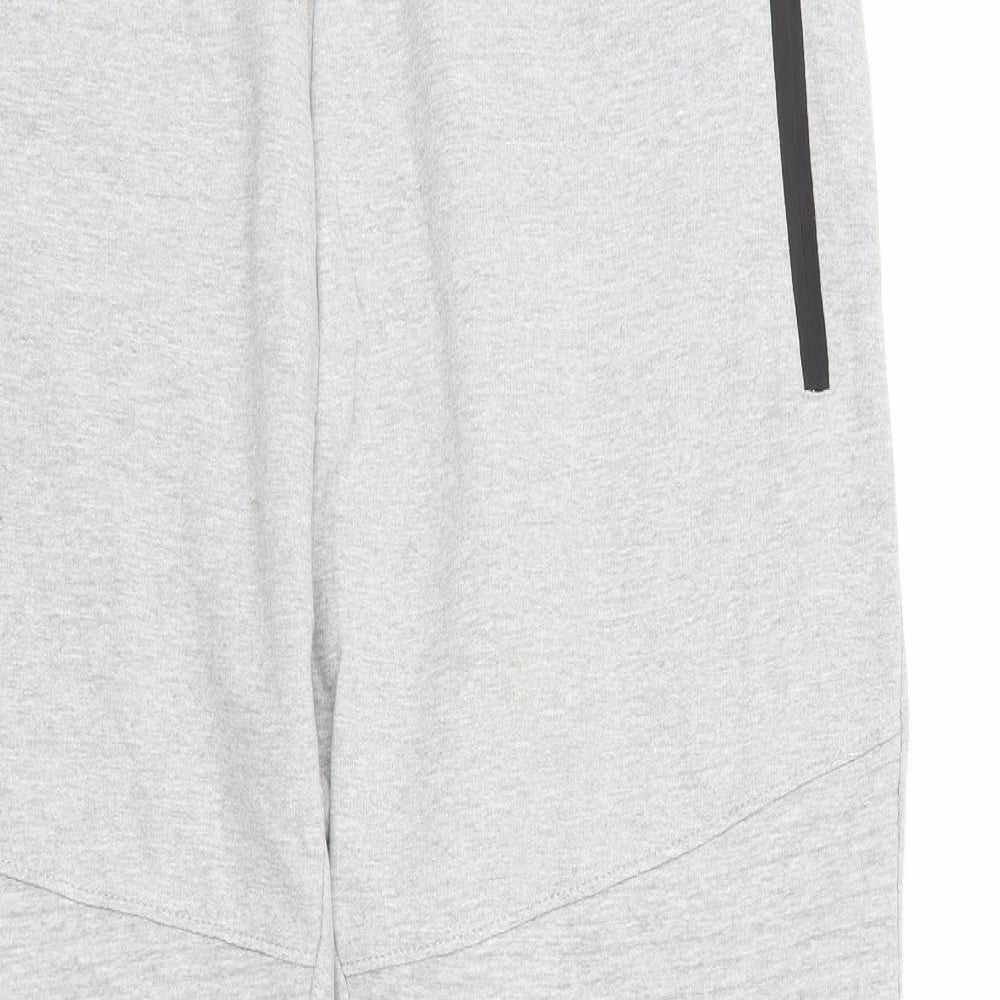 Pep&Co Mens Grey  Cotton Jogger Trousers Size XL L30 in Regular Drawstring