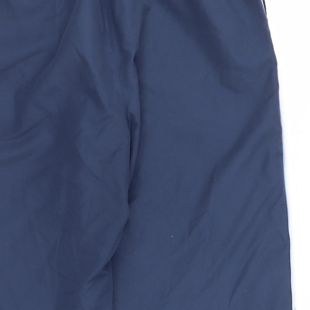 Diadora Womens Blue  Polyester Cropped Trousers Size 16 L20 in Regular