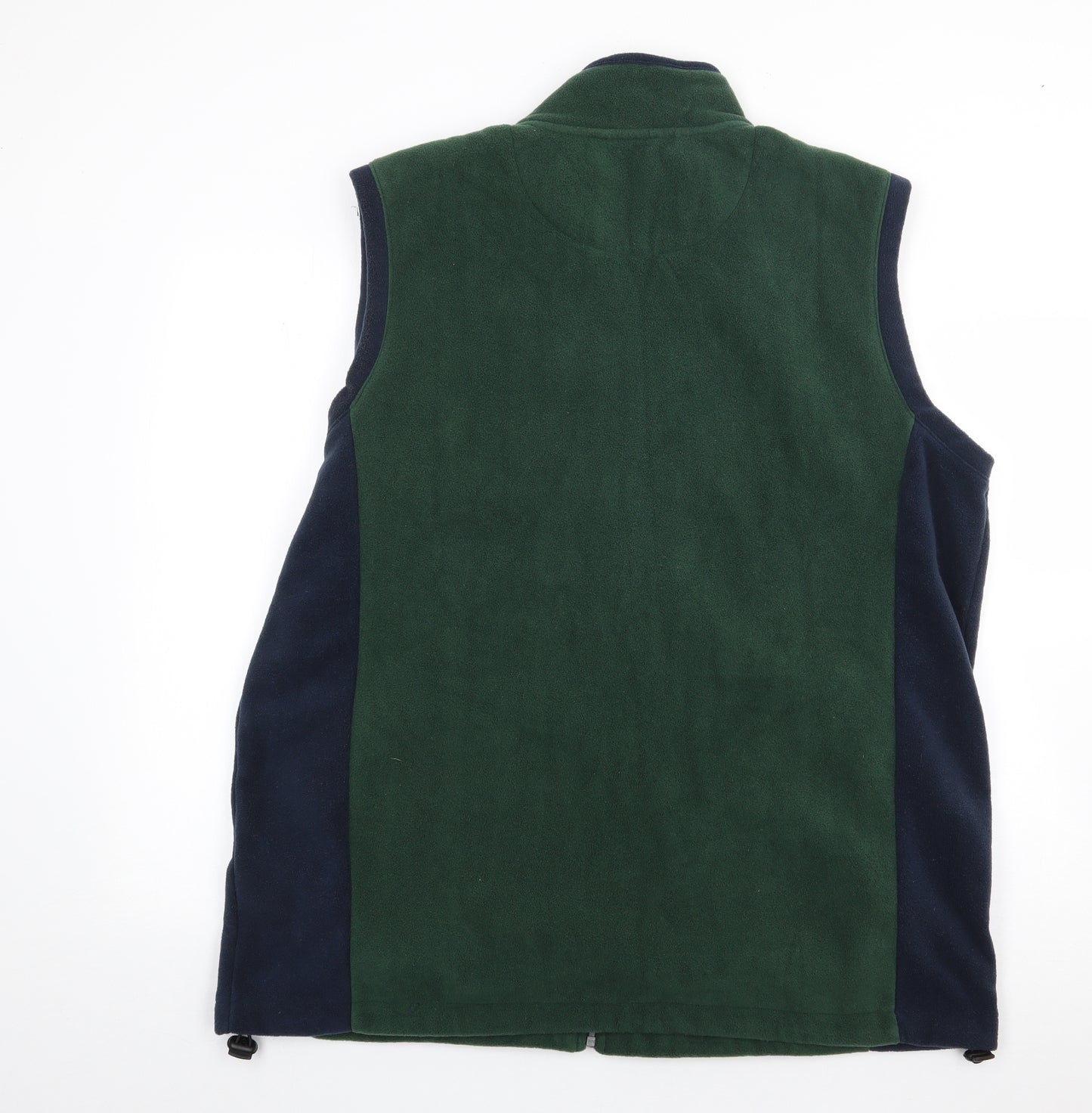 Cotton Traders Mens Green   Gilet Coat Size XL  Zip
