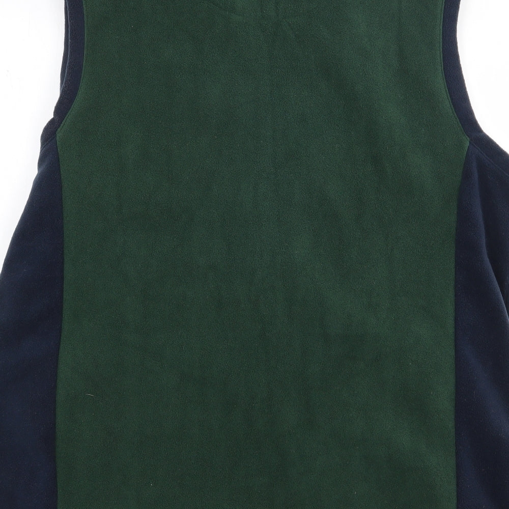 Cotton Traders Mens Green   Gilet Coat Size XL  Zip