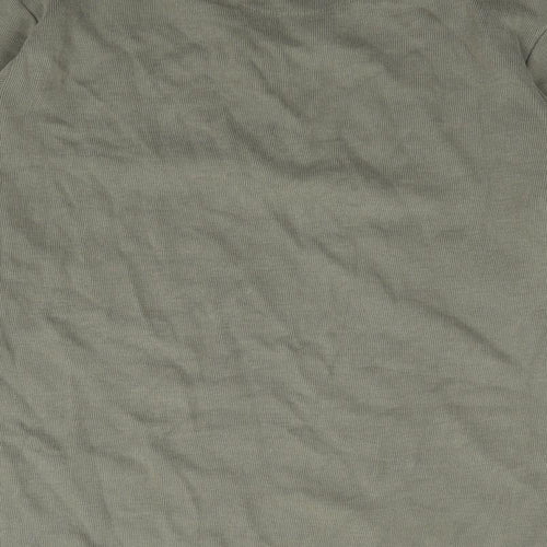 F&F Mens Green Crew Neck  Cotton Pullover Jumper Size XL
