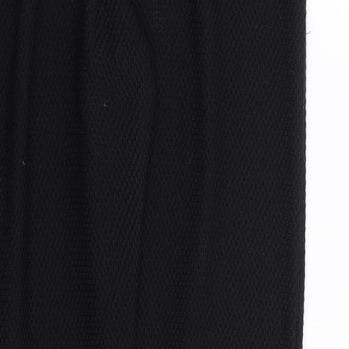 Missguided Womens Black  Polyester Trousers  Size 8 L25 in Regular