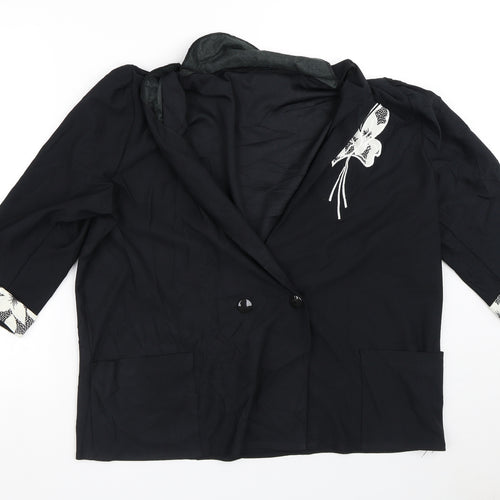 Preworn Womens Black   Jacket Blazer Size M