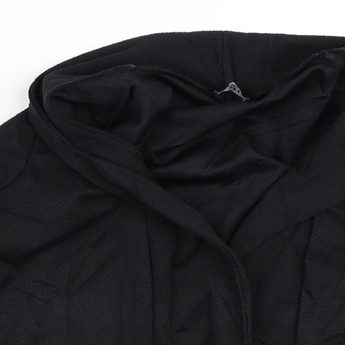 G21 Womens Black Round Neck  Polyester Cardigan Jumper Size 12