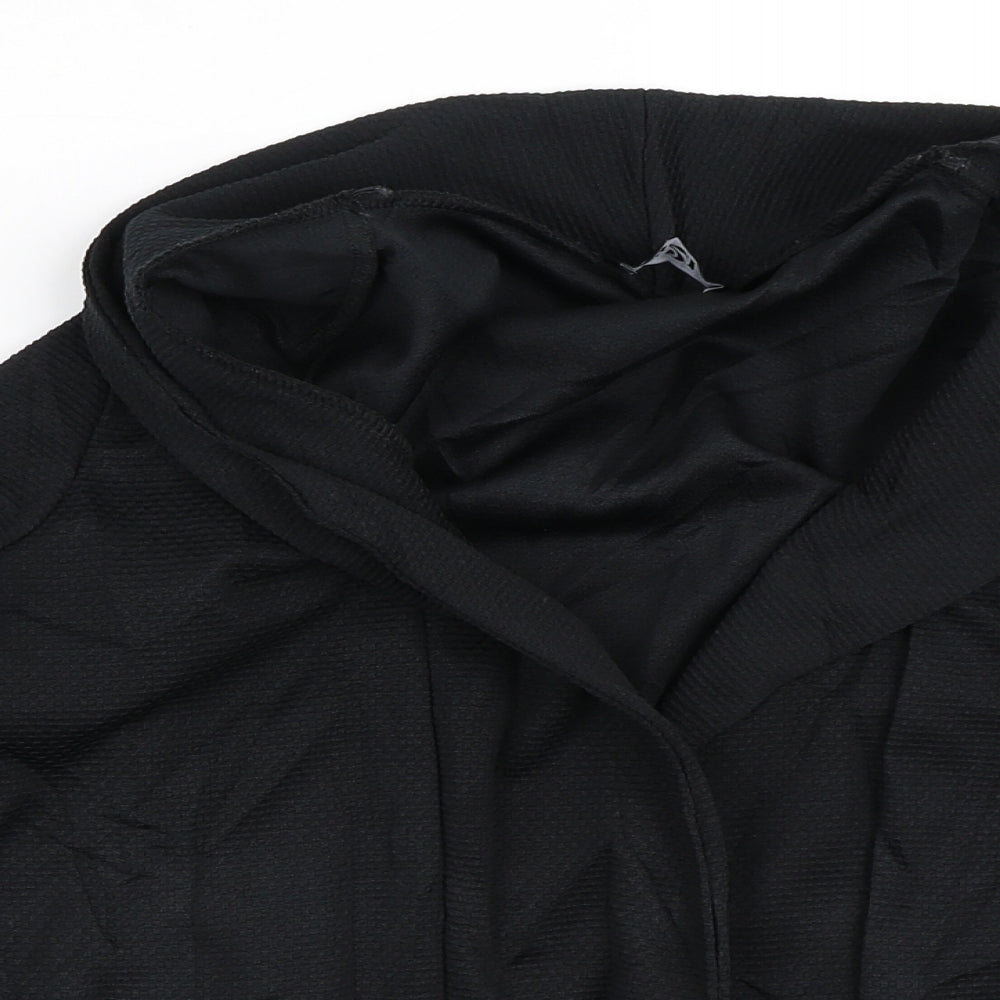 G21 Womens Black Round Neck  Polyester Cardigan Jumper Size 12