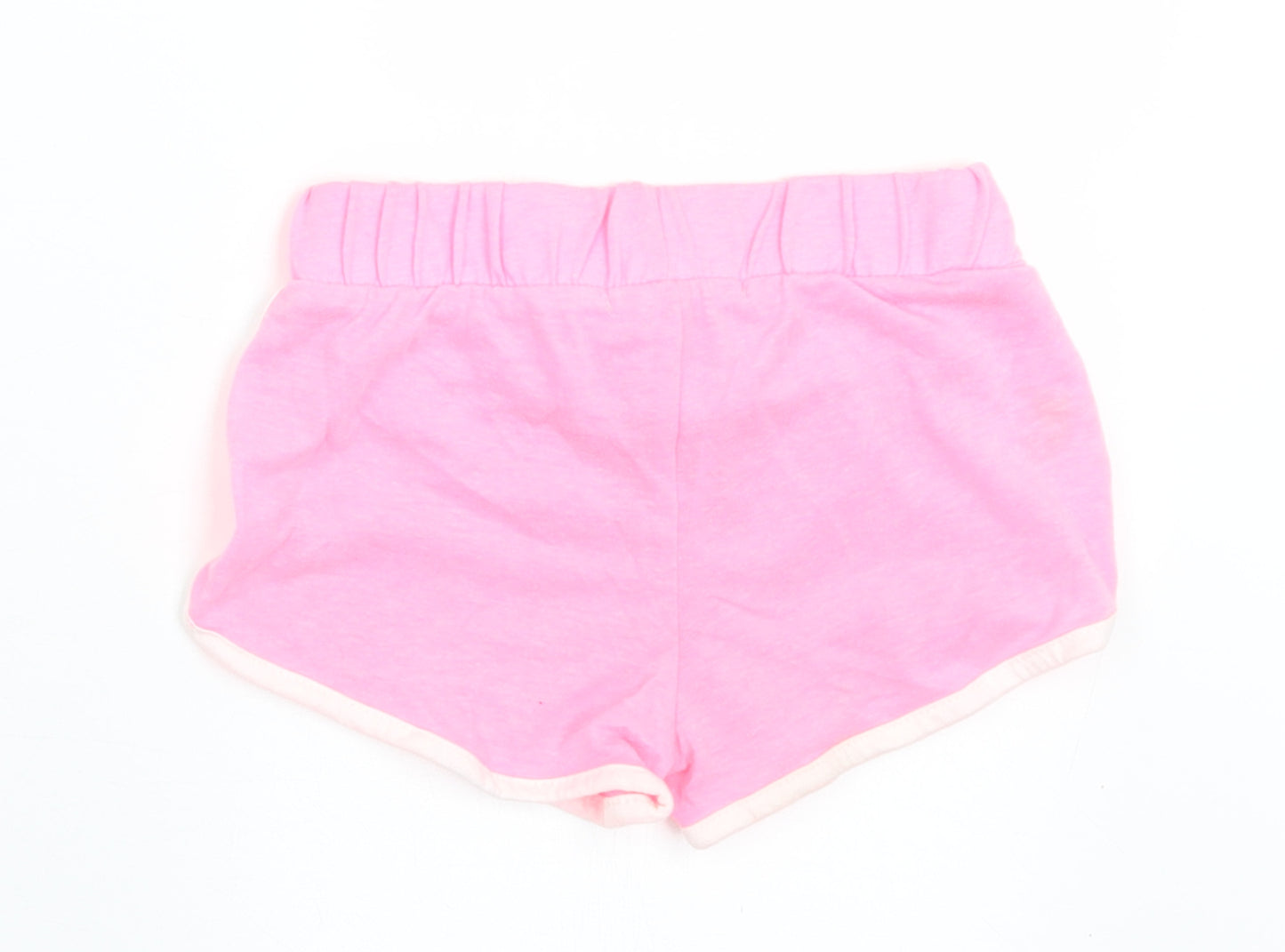 Pep & Co Girls Pink  Polyester Cropped Trousers Size 18-24 Months  Drawstring - Shorts