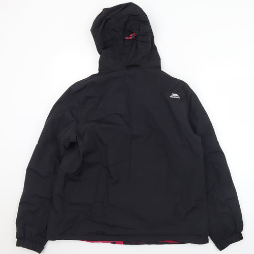 Trespass Womens Black   Windbreaker Coat Size 16  Zip