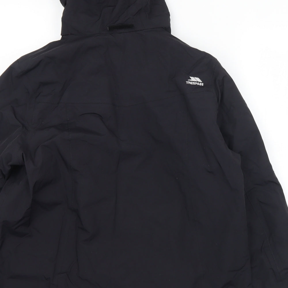 Trespass Womens Black   Windbreaker Coat Size 16  Zip