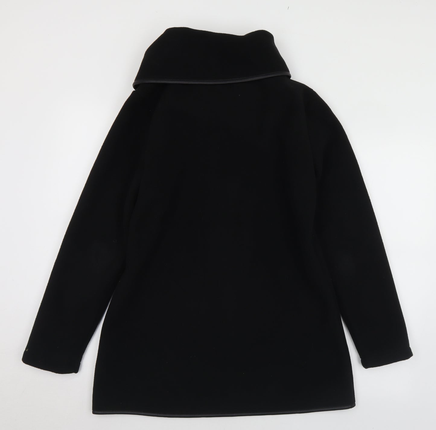 Effeti Moda Womens Black   Pea Coat Coat Size S  Snap