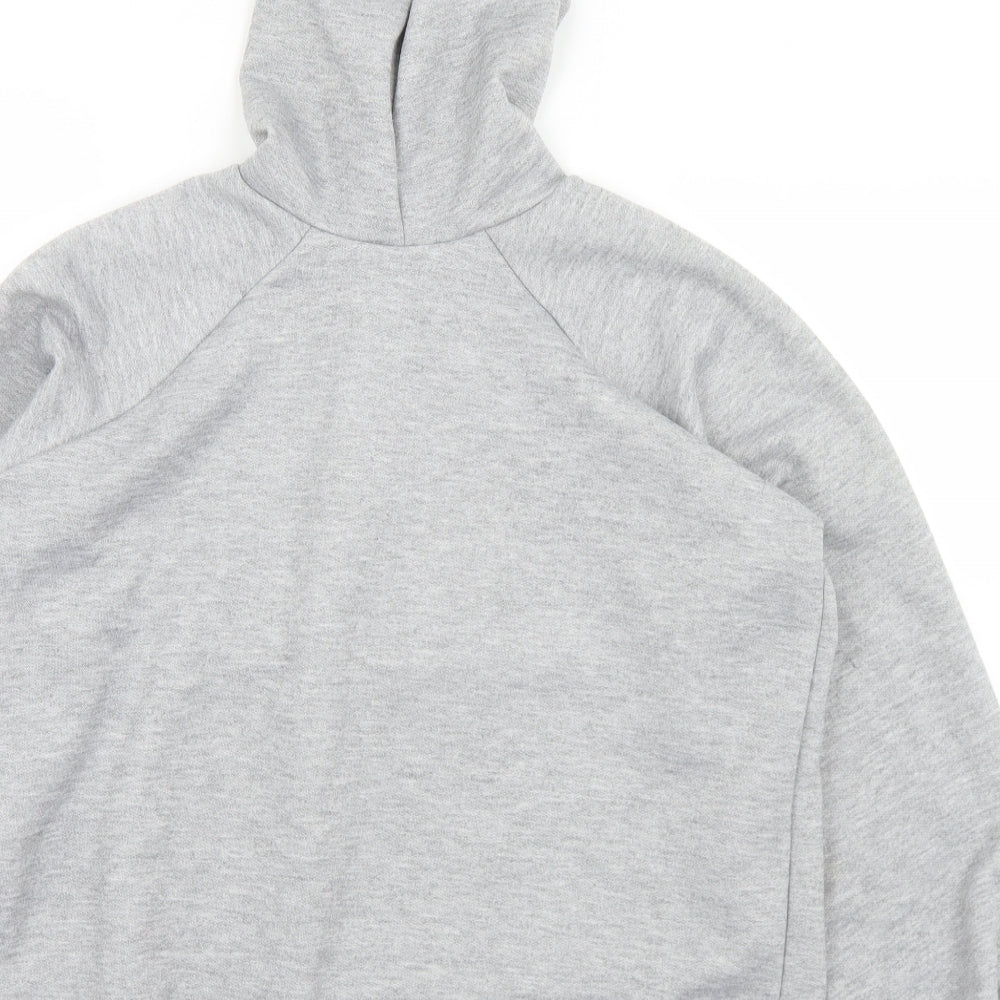 Boohoo Womens Grey  Polyester Pullover Hoodie Size 10   - Honey Honey