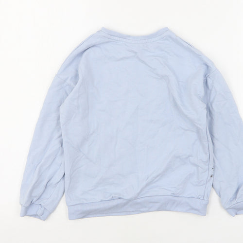 George Boys Blue  Cotton Pullover Sweatshirt Size 6-7 Years   - Frozen