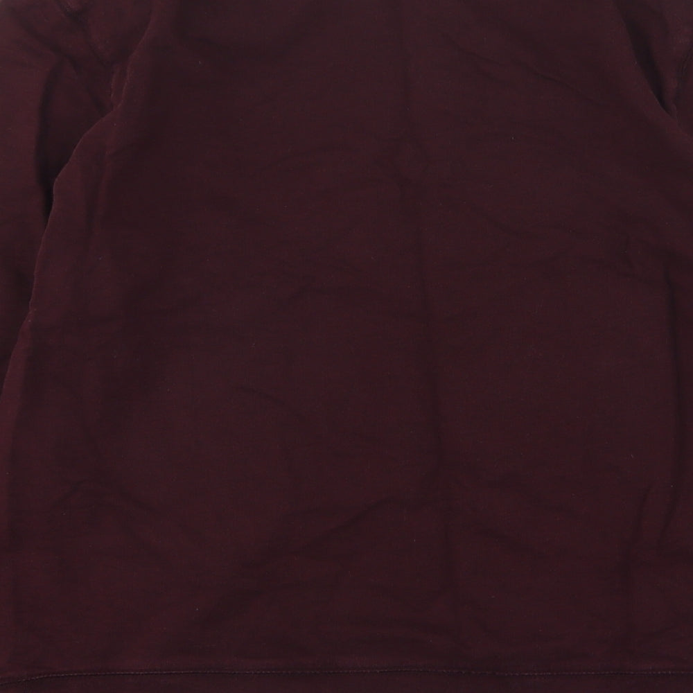 Burton  Mens Purple  Cotton Pullover Sweatshirt Size L