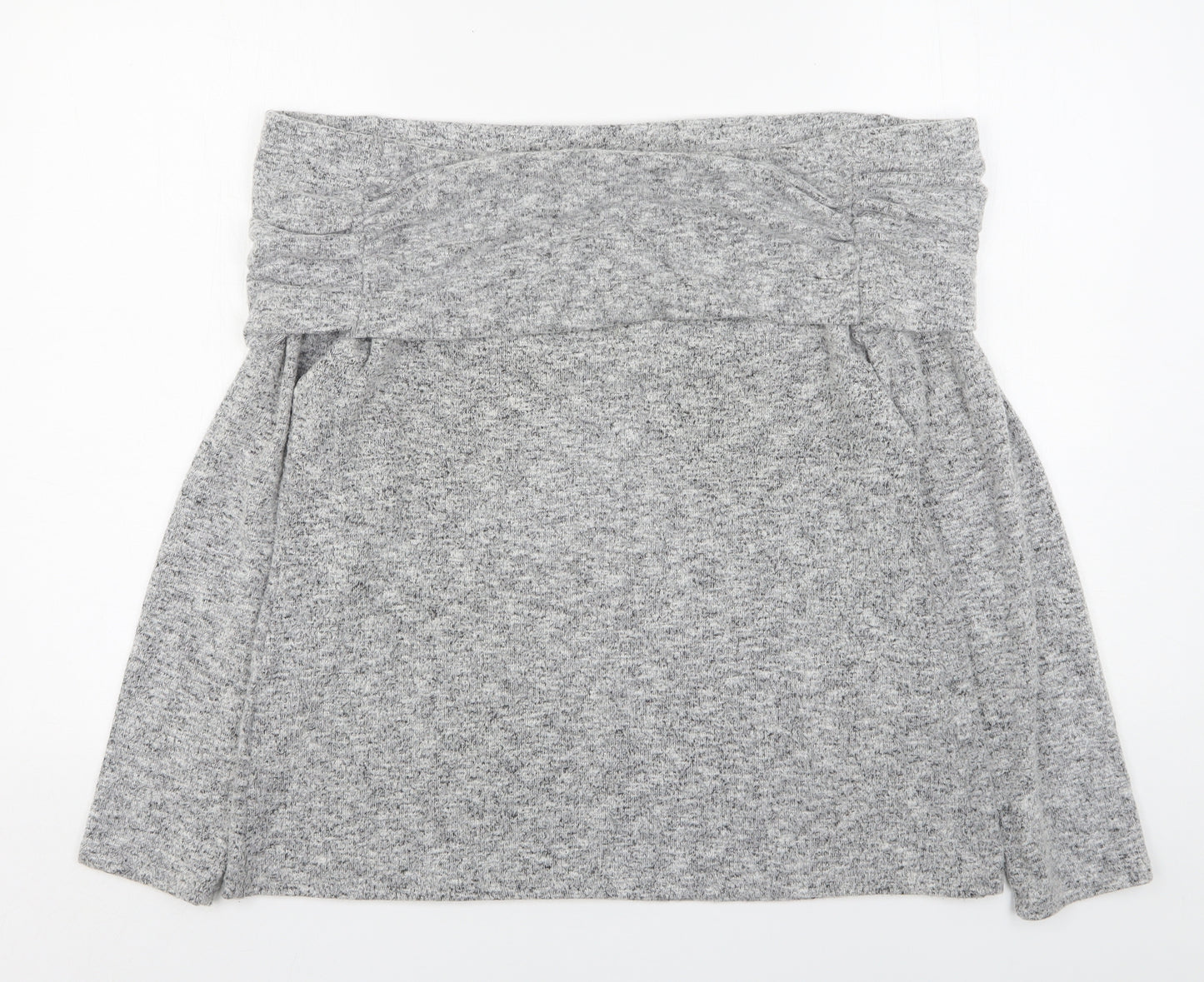 Dorothy Perkins Womens Grey Boat Neck  Polyester Pullover Jumper Size 20