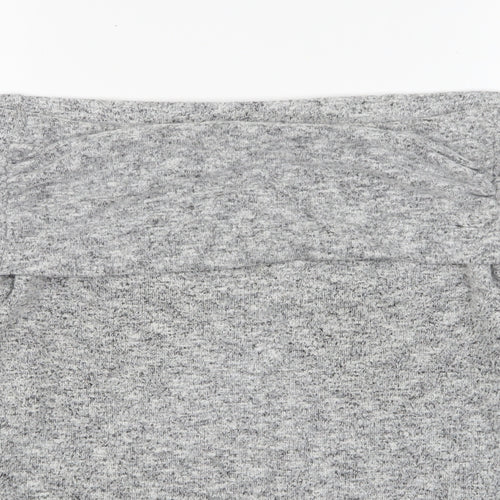 Dorothy Perkins Womens Grey Boat Neck  Polyester Pullover Jumper Size 20