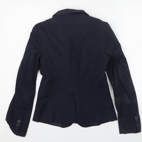 NEXT Womens Blue  Polyester Jacket Suit Jacket Size 6