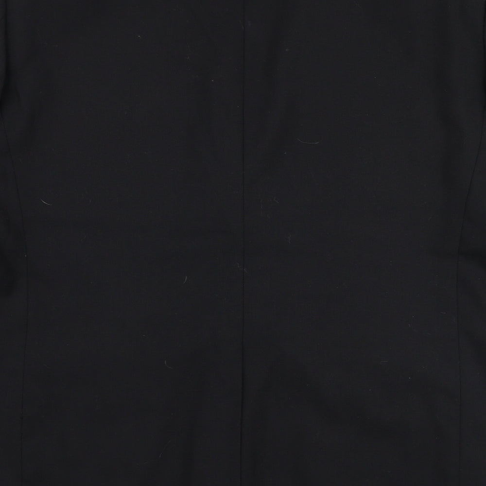 Pierre Cardin Mens Black  Wool Jacket Suit Jacket Size 42