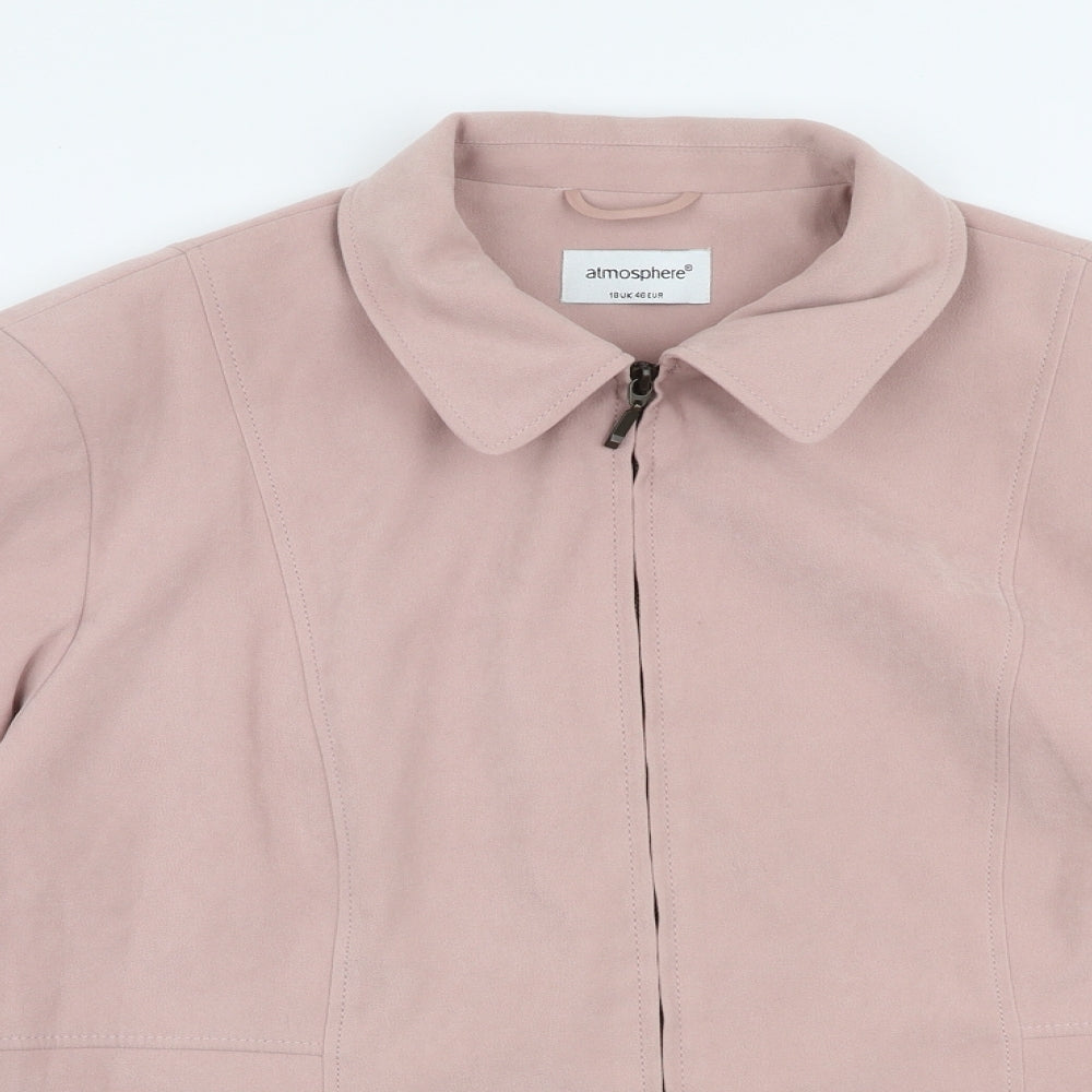 Atmosphere Womens Pink   Jacket  Size 18  Zip