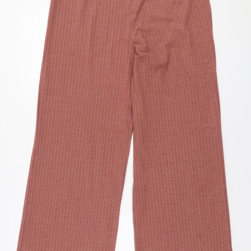 Papaya Womens Pink  Polyester Trousers  Size 16 L29 in Regular