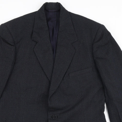 Burton Mens Grey  Polyester Jacket Suit Jacket Size 34
