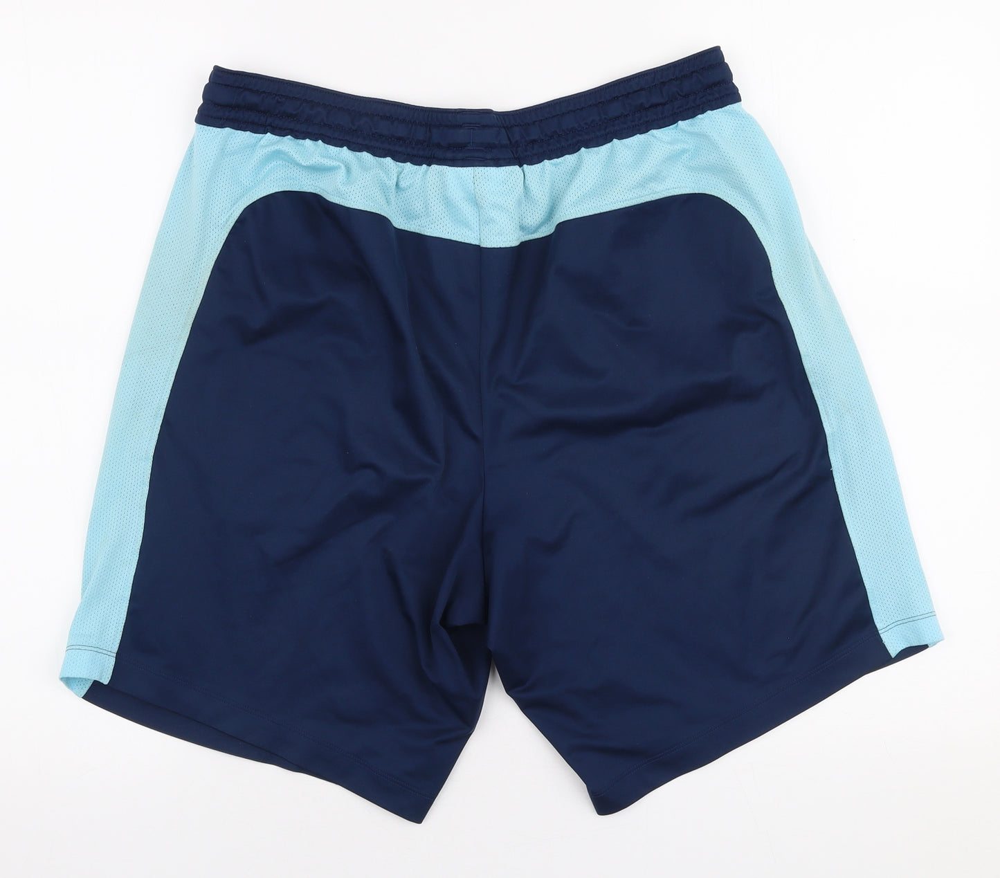Under armour Mens Blue  Polyester Sweat Shorts Size L L8 in Regular Drawstring